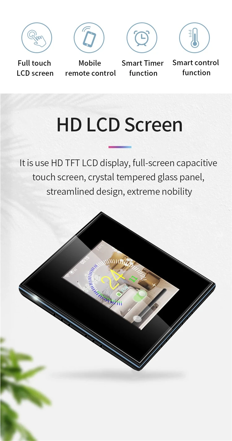 LANBON LCD Wifi Mesh Smart Thermostat Switch L8-HT 02 LANBON LCD Wifi Mesh Smart Thermostat Switch L8-HT 02